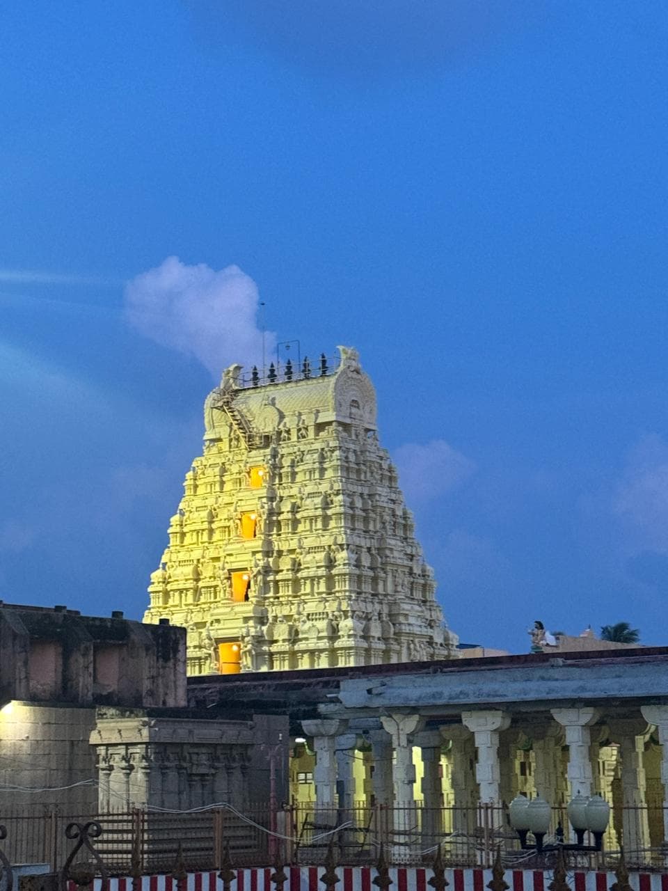 Sacred Rameswaram Gopuram - Ramanathaswamy Temple