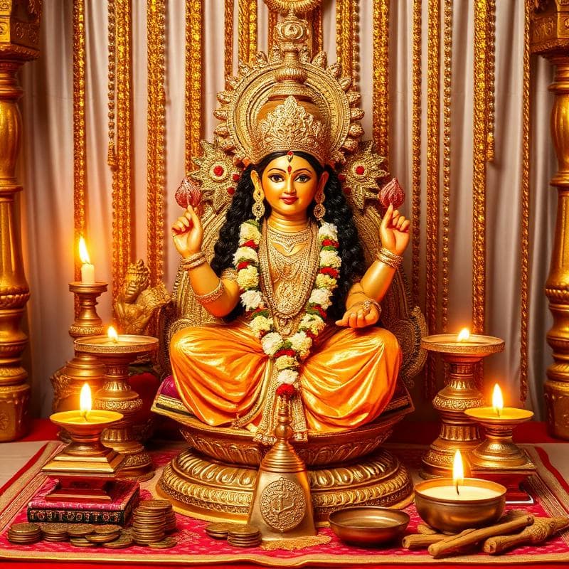 Lakshmi and business prosperity pooja with priests in Rameswaram — ShubhaKarma