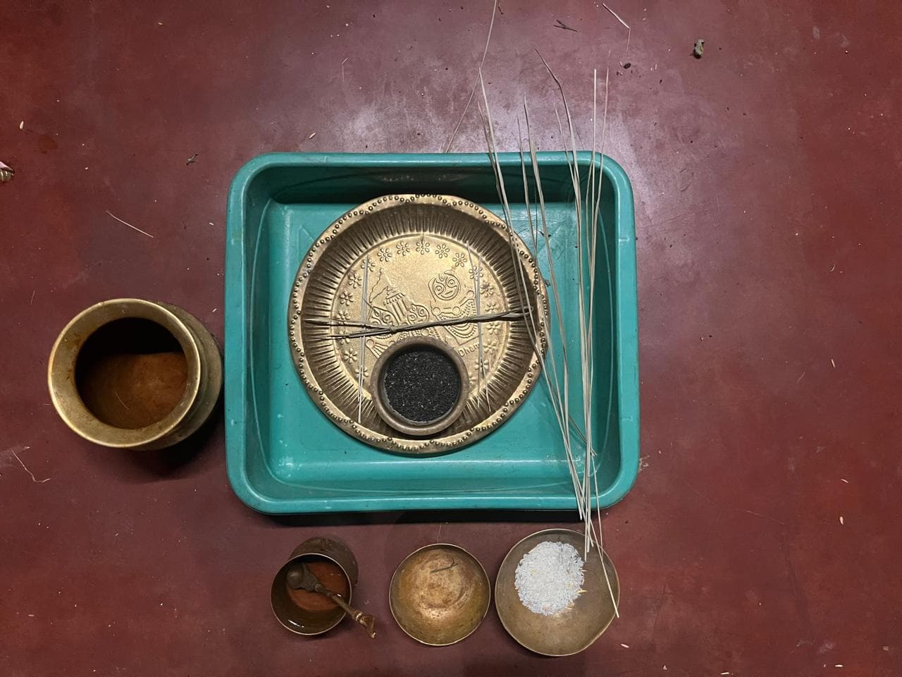 Tharpanam ritual arrangement in Rameswaram